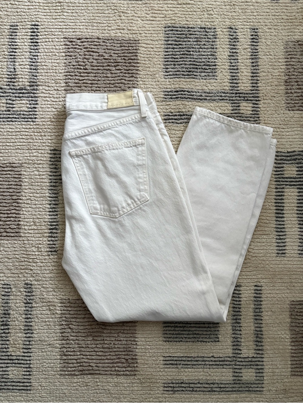 Citizens of Humanity Cropped Straight Leg Jeans